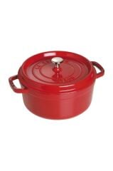 Staub La Cocotte Döküm Tencere | Kiraz | 24 Cm | 3,8 L | Yuvarlak