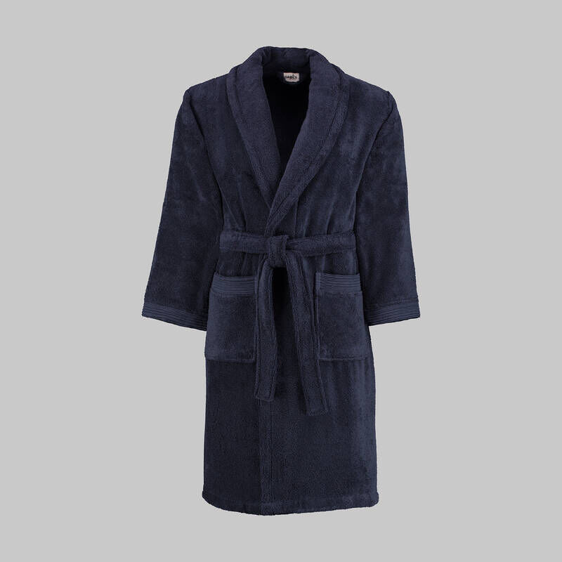Sarev New Soho Lacivert %100  Pamuk Large Beden Bornoz