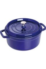 Staub La Cocotte Döküm Tencere | Koyu Mavi | 24 Cm | 3,8 L | Yuvarlak
