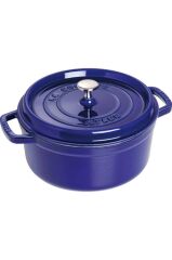 Staub La Cocotte Döküm Tencere | Koyu Mavi | 24 Cm | 3,8 L | Yuvarlak