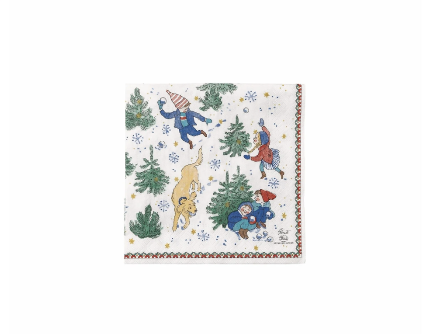 Hutschenreuther Peçete 20 li Weihnachtsspiele