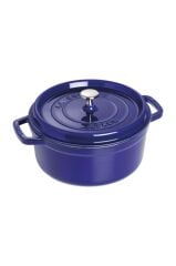 Staub La Cocotte Döküm Tencere | Koyu Mavi | 26 Cm | 5,25 L | Yuvarlak