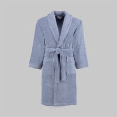 Sarev New Soho Mavi %100  Pamuk Large Beden Bornoz