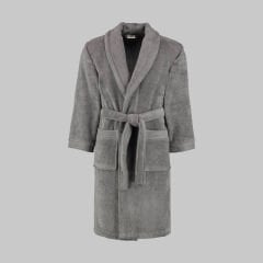 Sarev New Soho Gri %100 Pamuk Large Beden Bornoz