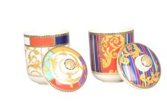 Lucky Art Valencıa Bone 2Lı Kavanoz Setı 17Cm
