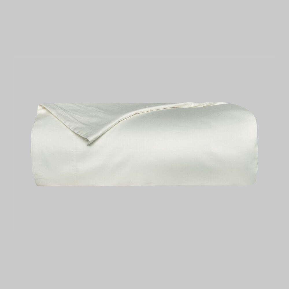 Sarev Monochrome %100 Pamuk Saten Nevresim Çift Kişilik-Off White