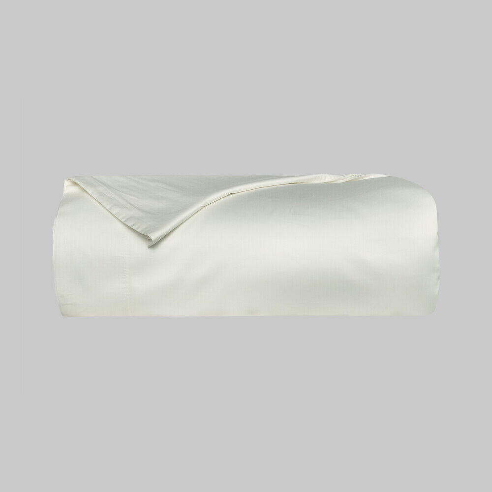 Sarev Monochrome %100 Pamuk Saten Nevresim Çift Kişilik-Off White