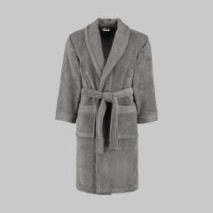Sarev New Soho Gri %100 Pamuk X-Large Beden Bornoz