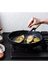 Greenpan Smartshape Eco 28Cm Izgara Tavası Meşe Tutma Kollu