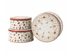 Hutschenreuther Bisküvi Kutusu Seti 3 lü Christmas Love