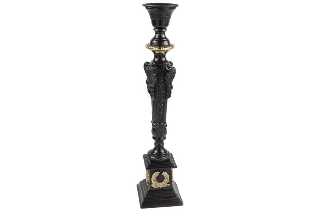 Mikasa Moor Bronz Siyah Mumluk 14x14x60cm
