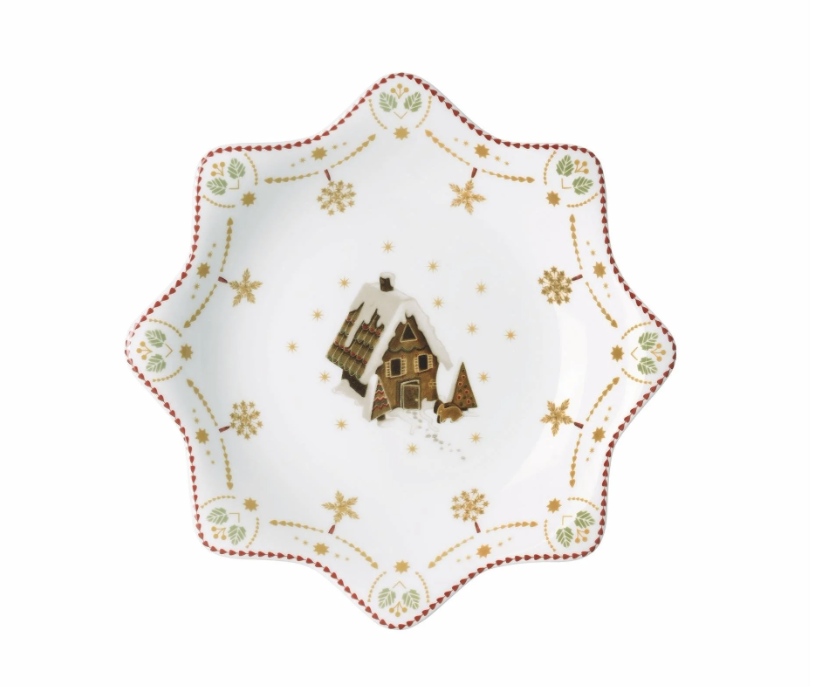 Hutschenreuther Yıldız Tabak 25 cm Christmas Love-Tekli