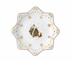 Hutschenreuther Yıldız Tabak 25 cm Christmas Love-Tekli