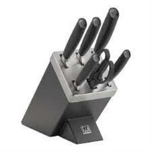 Zwilling All-Star Kendinden Bilemeli Blok Bıçak Seti | Siyah | 7 Parça