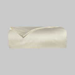 Sarev Monochrome %100 Pamuk Saten Nevresim Tek Kişilik-Cream