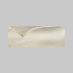 Sarev Monochrome %100 Pamuk Saten Nevresim Tek Kişilik-Cream