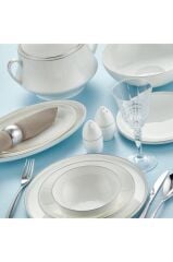 Leggno Chester Silver 24 Parça Yemek Takımı-Che1001Set24S