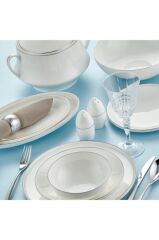 Leggno Chester Silver 24 Parça Yemek Takımı-Che1001Set24S