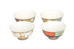 Lucky Art Valencıa Bone 4Lu Kase Setı 12Cm