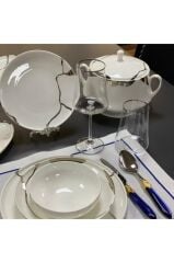 Leggno Chester Premium Silver 24 Parç. Yemek Takımı-Chep1001Set24S