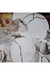 Leggno Chester Premium Gold 24 Parça Yemek Takımı-Chep1001Set24G