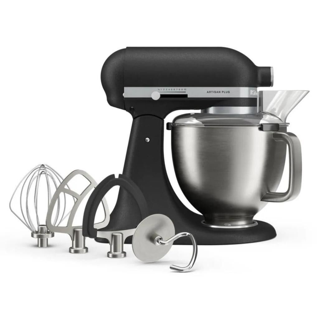 KitchenAid Artisan Plus 4,7 L Stand Mikser Cast Iron Black -5KSM50PKVEBK