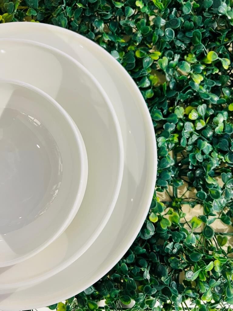 Leggno Chester White Sade 24 Parça Yemek Takımı-Che1000Set24W