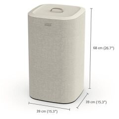 Joseph Joseph Tota 60 L 2 Bölmeli Çamaşır Ayırma Sepeti Ekru