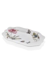 Joy Carmen Butterfly Serisi Büyük Boy Oval Tabak 35 Cm