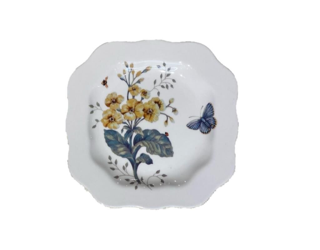 Joy Carmen Butterfly 6lı Pasta Tabağı 19cm