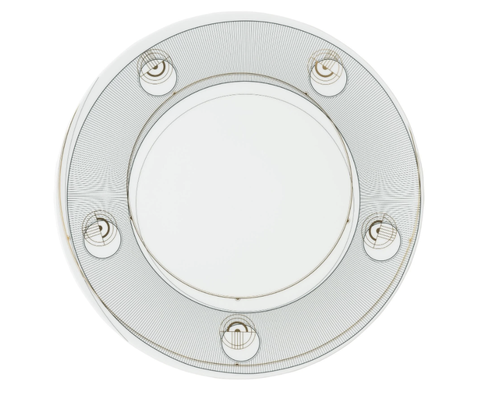 Rosenthal Supla 33 Cm Tac Glitch-Tekli