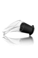Vacu Vin Şarap Dökücü Kristal Siyah 2 Parça