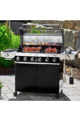 Rösle Videro G6-s Vario Gazlı Barbekü Istasyonu - Siyah