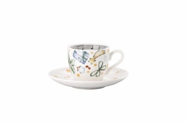 Hutschenreuther  Espresso Fincan-Tabak Alle Jahre wieder-Tekli