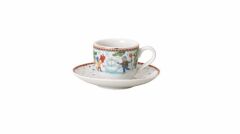 Hutschenreuther Espresso Fincan-Tabak Weihnachtsspiele-Tekli