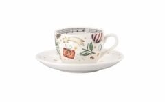 Hutschenreuther  Cappuccino Fincan-Tabak Alle Jahre wieder-Tekli