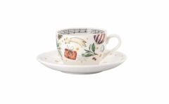 Hutschenreuther  Cappuccino Fincan-Tabak Alle Jahre wieder-Tekli