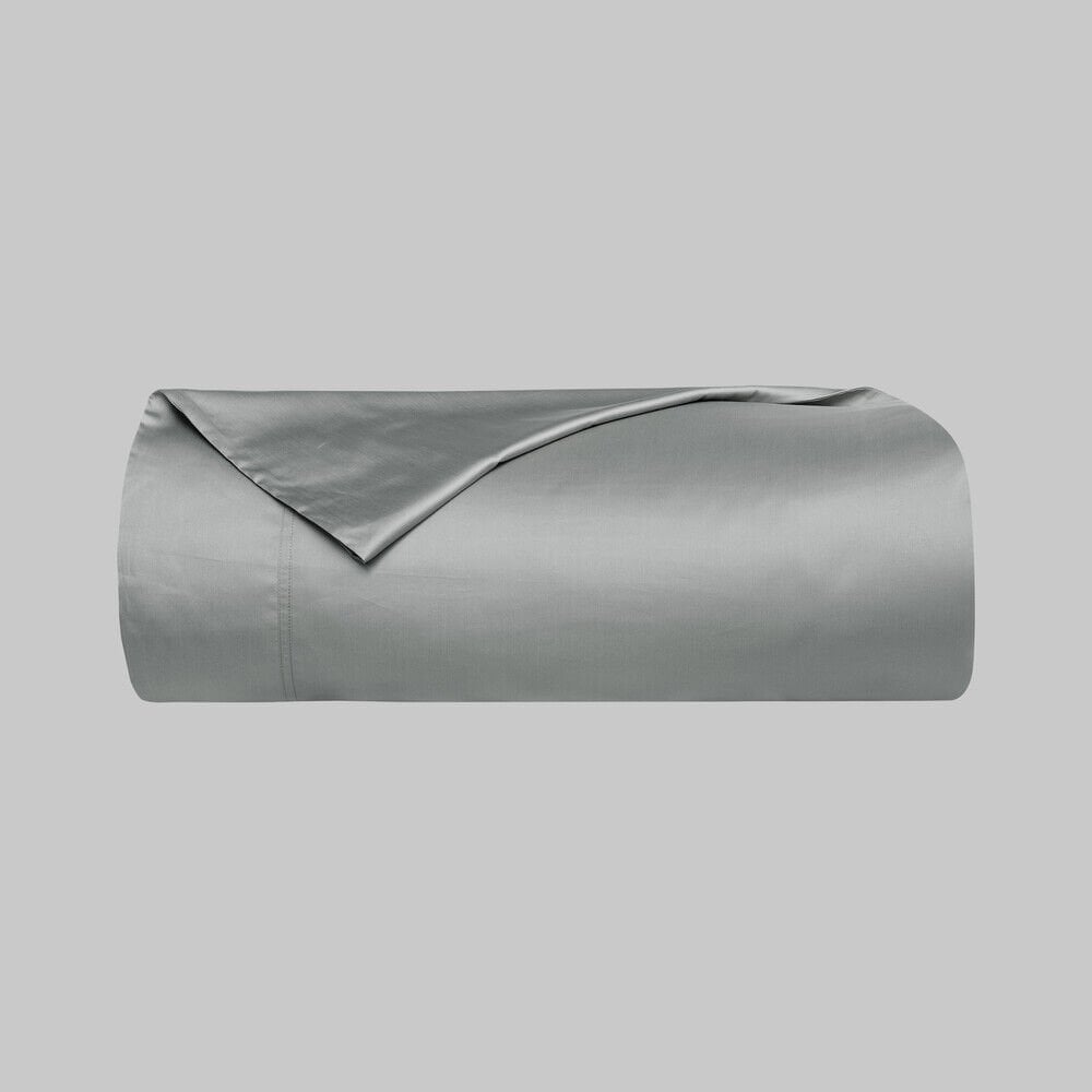 Sarev Monochrome %100 Pamuk Saten Nevresim Çift Kişilik-Gri