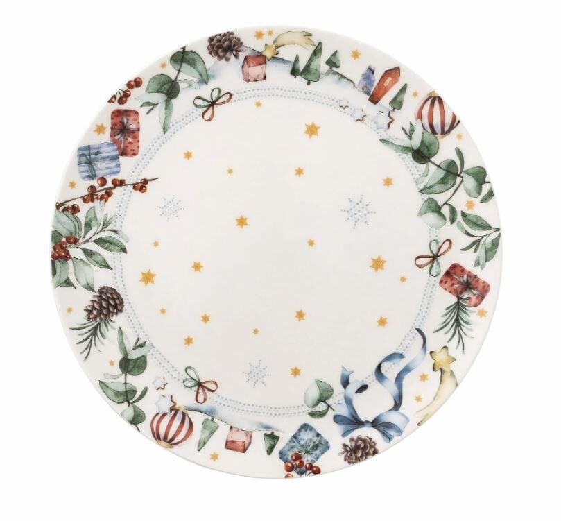 Hutschenreuther Kurabiye Tabak 28 cm Alle Jahre wieder-Tekli