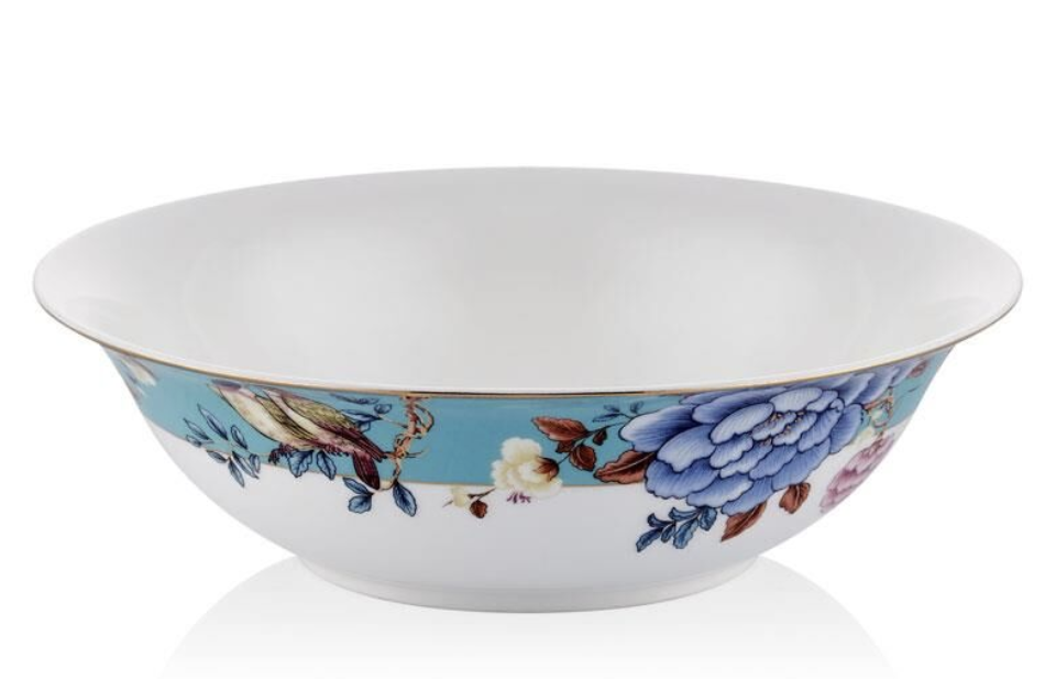 Joy Carmen Floral Blue Salata Kasesi 23X6,5 CM