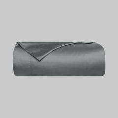 Sarev Monochrome %100 Pamuk Saten Nevresim Tek Kişilik-Koyu Gri