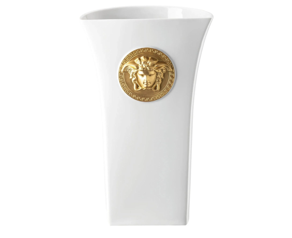 Versace Vazo 34 cm Medusa Madness White