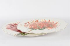 Mikasa Moor Art Of Botanica Kırmızı 2li Tatlı Tabağı 21cm