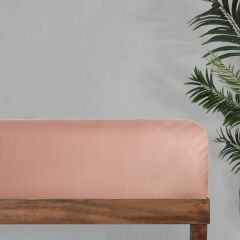 Sarev Monochrome %100 Pamuk Saten Düz Çarşaf Tek Kişilik-Rose