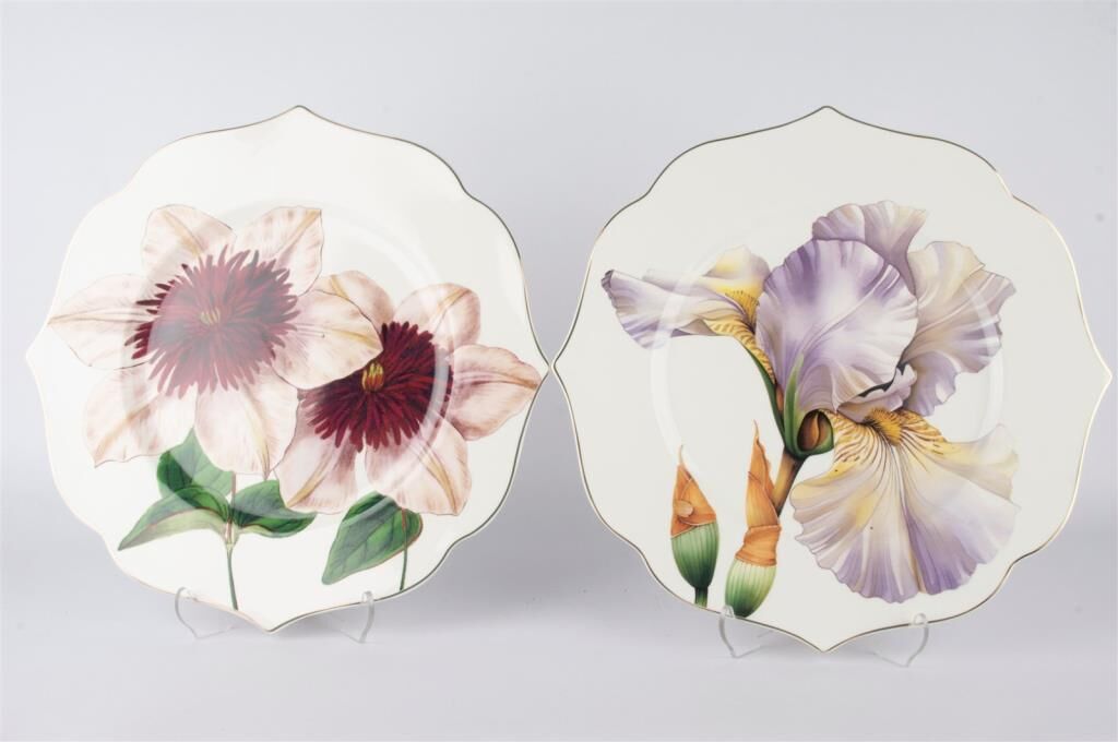 Mikasa Moor Art Of Botanica Lila 2li Tatlı Tabağı 21cm
