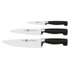 Zwilling **** Four Star Bıçak Seti | Özel Formül Çelik | 3-Parça