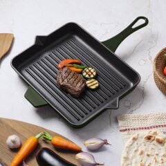 Aryıldız Duo Cast Grill Fesleğen Tava 26x32cm