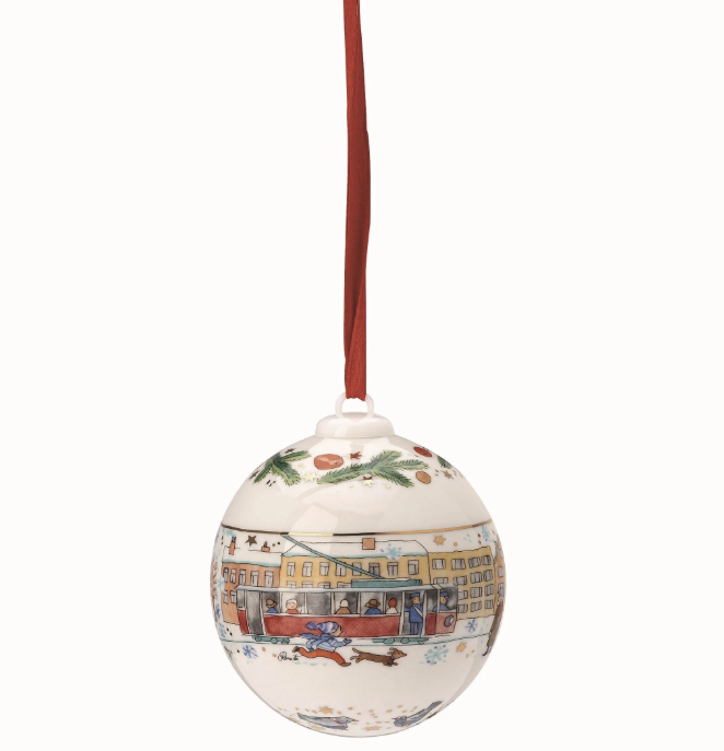 Hutschenreuther Ağaç Süsü Porselen Top