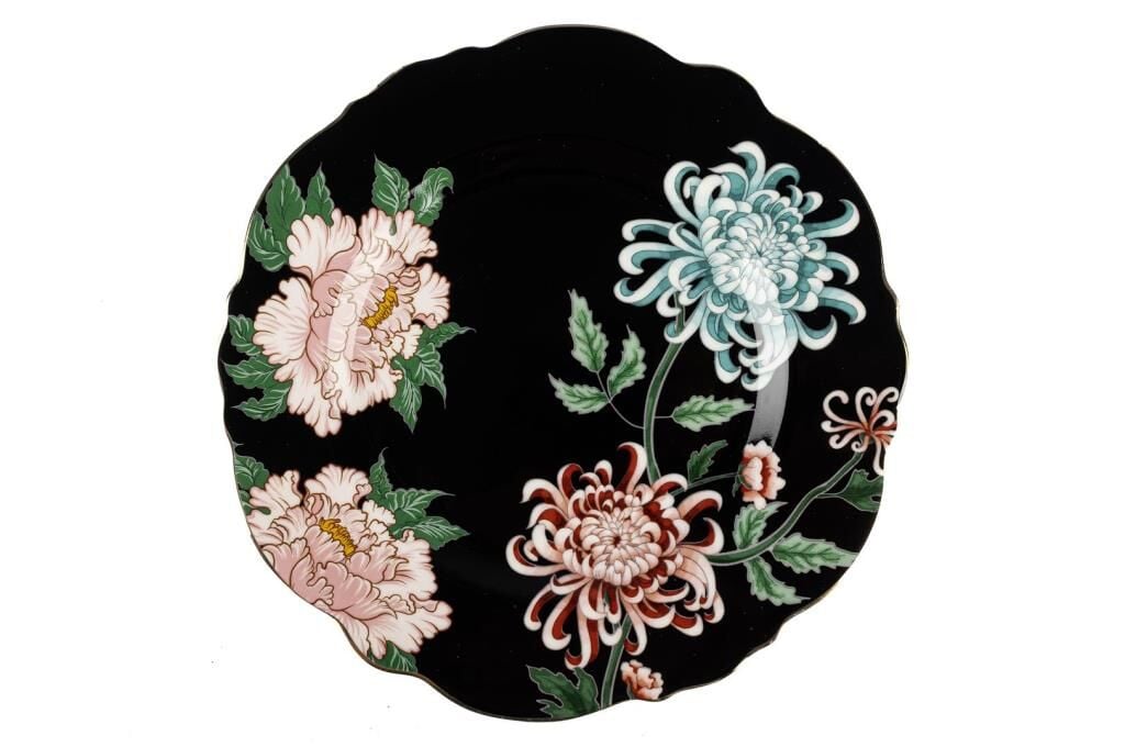 Mikasa Moor Fleur Siyah 4'Lı Pasta Tabağı 21Cm