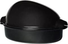 Emile Henry Fırın Kabı Yuvarlak Et/Tavuk/Hindi Pişime 4,5 Lt Antrasit/Charcoal -798444